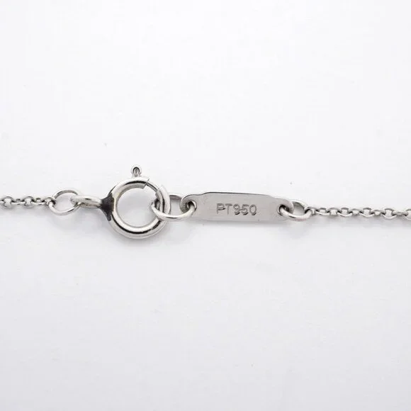 TIFFANY Silver Diamond Necklace - Picture 5 of 8